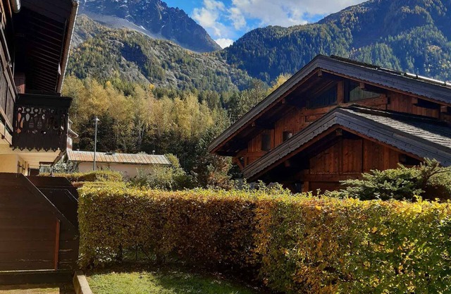 Charming apt with terrace, Mont Blanc view, parking, 3/4 people