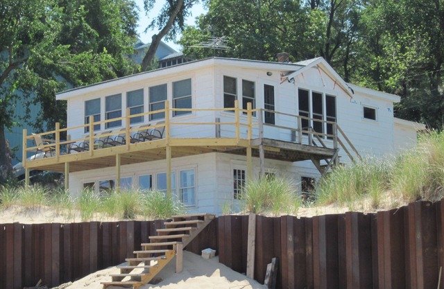 Charming Beach Front Cottages at Duneland Rentals.