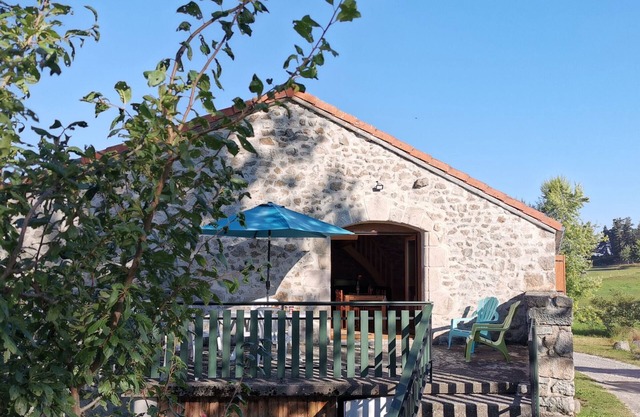 Charming cottage in Saint-Romain-Lachalm with terrace, near Dunières