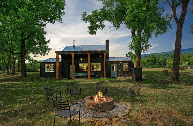 Charming Cottage on Trout Stream in peaceful Star Tannery with EV Charger