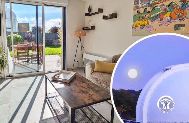 "Charming Cottage with Private Observatory, Terrace & Garden in Origné"