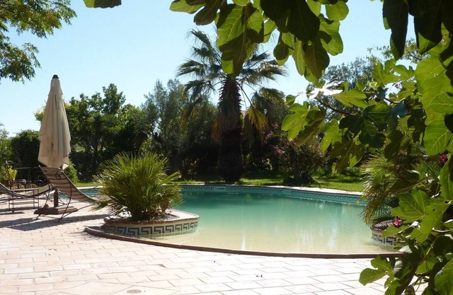 Charming garden house with terrasse and pool