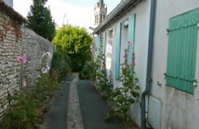 Charming little house with interior courtyard in a typical alley of the island.