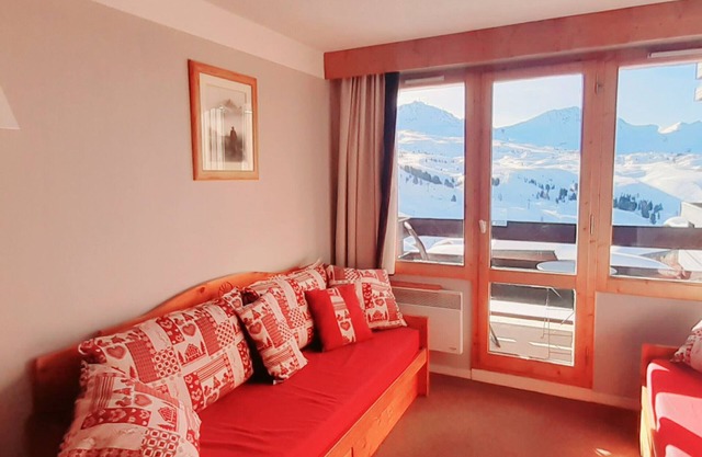 Charming studio 4 pers, ski-in/ski-out, balcony, ski locker