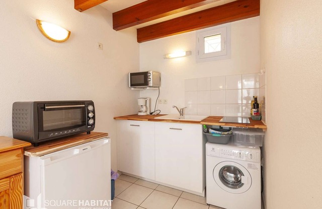 Charming T2 with terrace and garden in Barbotan