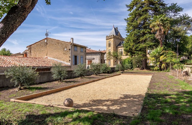 Chateau in charming French village designed by nobility, gorgeously renovated.