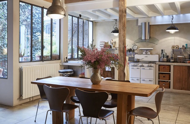 Chic Spacious Quiet House 125m2 Terrace Heart of Paris Canal St Martin 2 BR A/C