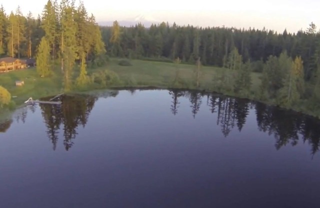 Close-in Beautiful Retreat: Large, Lodge-Like Private Lakefront Setting