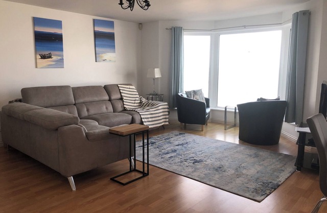Close to Portrush golf with superb views of the north Irish Coast.Cool apartment