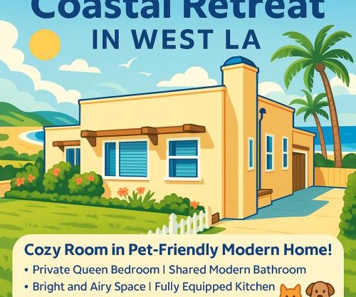 Coastal Comfort Homestay in West Los Angeles