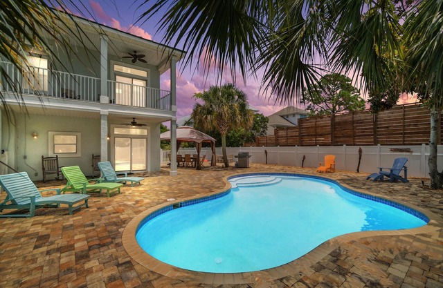 Coastal Retreat w/Private Pool + Firepit | 3-Min Walk to Beach Access | 4 Bikes