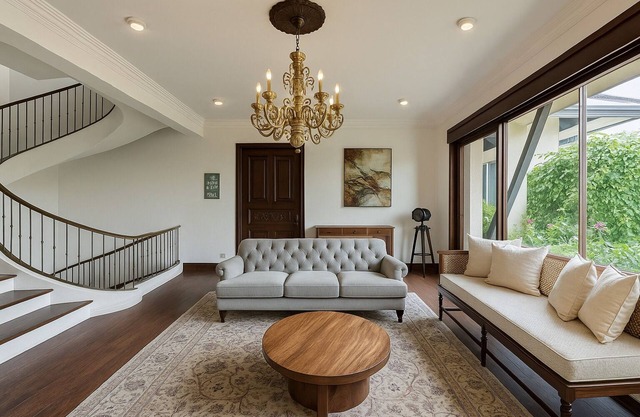Colonial type 4-bedroom villa in Colombo with WiFi, AC