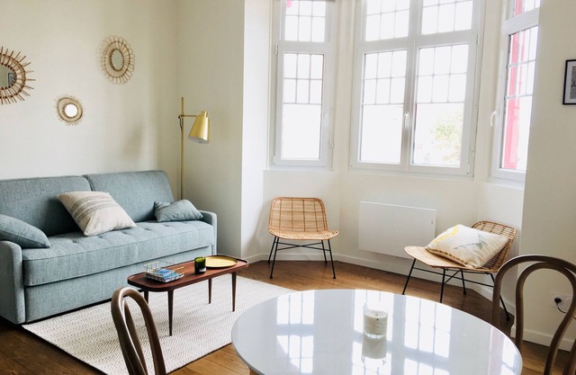 Comfortable studio 1 ch 2/4p, beach/center, WIFI, linen & cleaning included
