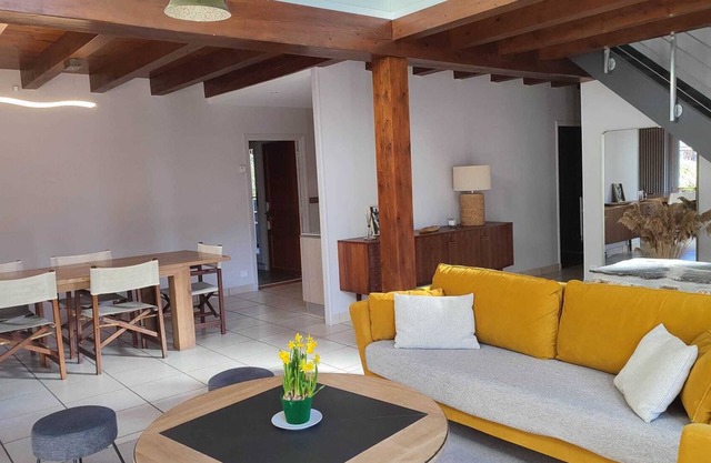 Comfortable garden house with veranda and jacuzzi