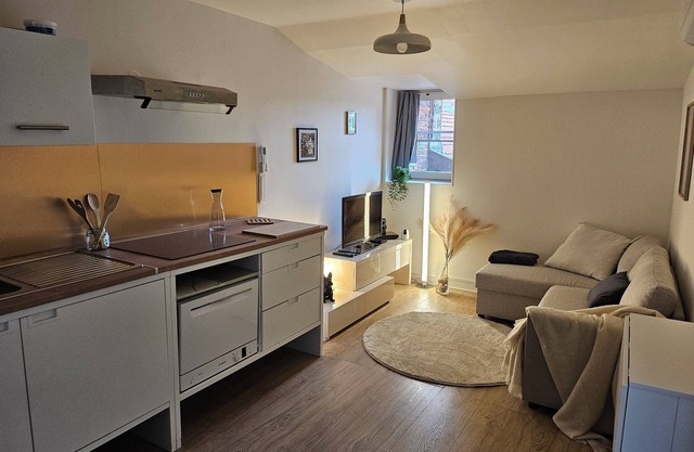 Comfortable, air-conditioned T2 apartment in the center of Meximieux