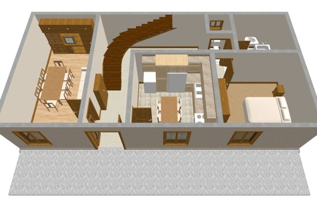 Comfortable and spacious apartment with terrace Lumbarda, Korčula (A-179-a)