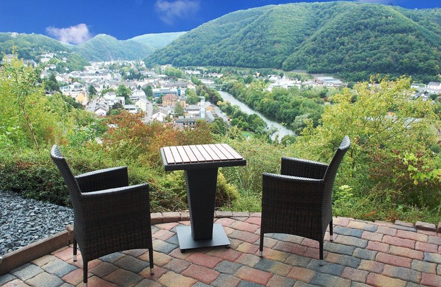Comfortable apartment for 2 people with panoramic views of Bad Ems