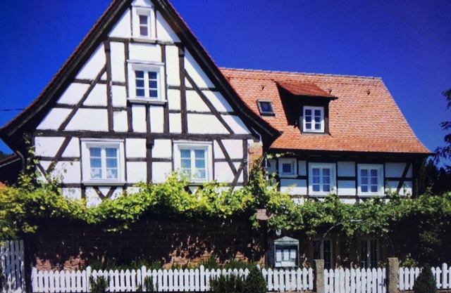 Comfortable half-timbered house in a grown wine-growing town. 6