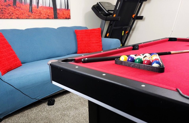 Comfy King Private Suite Near UMD BWMC & BWI with Pool Table and Treadmill.