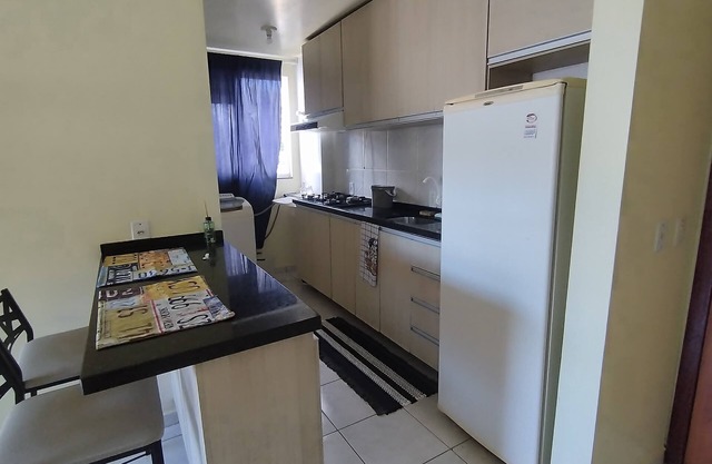 Complete apartment, 2 bedrooms, barbecue, office, bedroom, books, playground