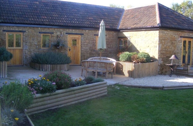 Contemporary, modern barn conversion with private hot tub