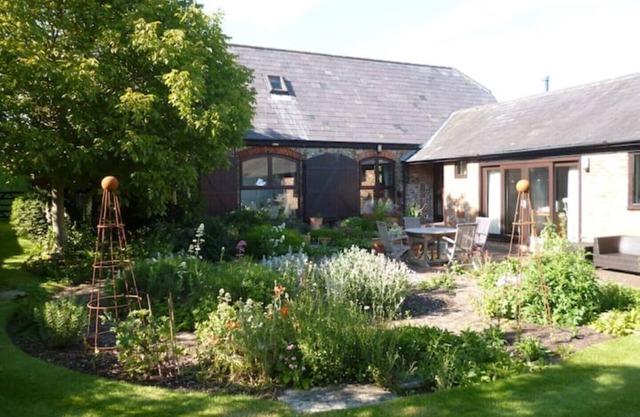 Converted Barn at the foot of the South Downs in four acres of gardens