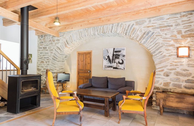 Converted barn at the foot of Mont Lozère in a hamlet with character