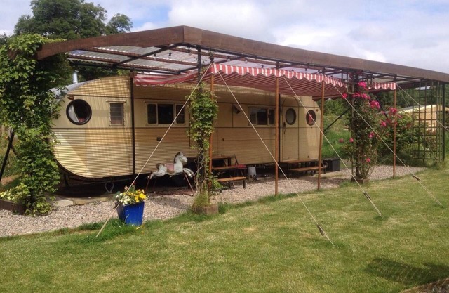 Cosy vintage American caravan