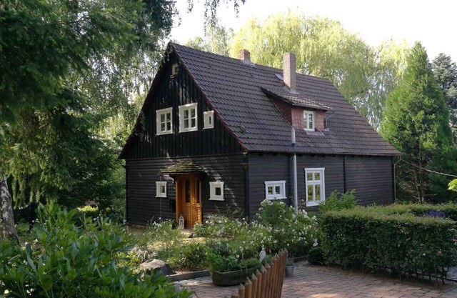 Cosy wooden house in the English style