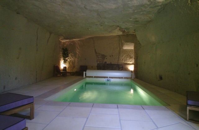 Cottage 8 pers. between Beauval and Chenonceau - swimming troglo