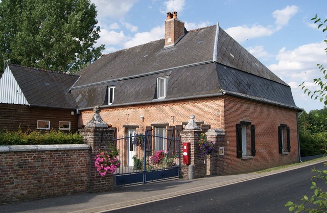 cottage in the countryside with a private pond