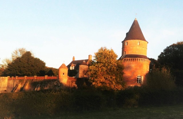 cottage in the park of a castle(manor)