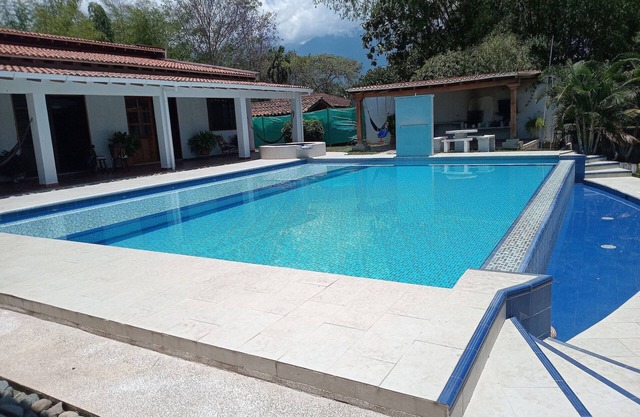 Country House in Nature, Culture, and Pool