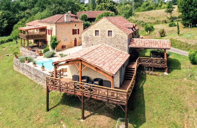 Country house with views and a private pool