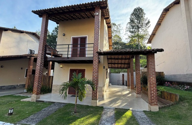 Cozy 2-bedroom chalet in wonderful Vila Benfica Itatiaia with AC, WiFi