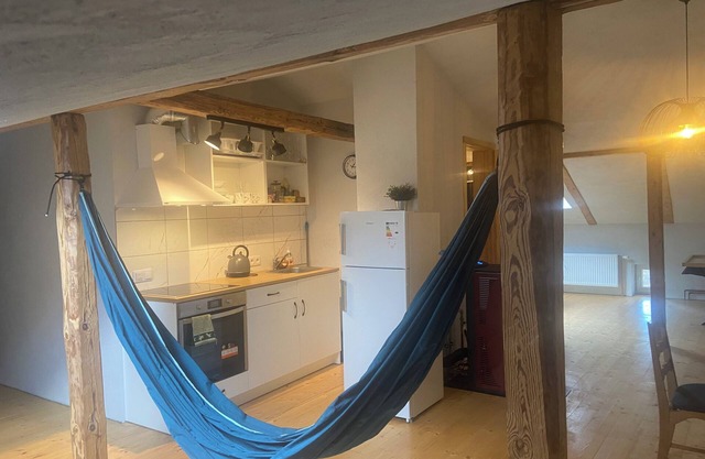 Cozy apartment in a historical building in the center of Cēsis. Pet-friendly!