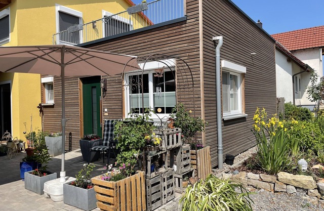 Cozy barrier-free FEWO in new building directly between vineyards and the Main river