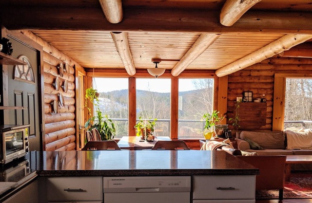 Cozy & Bright Log Cabin just 8 minutes from Okemo Mountain