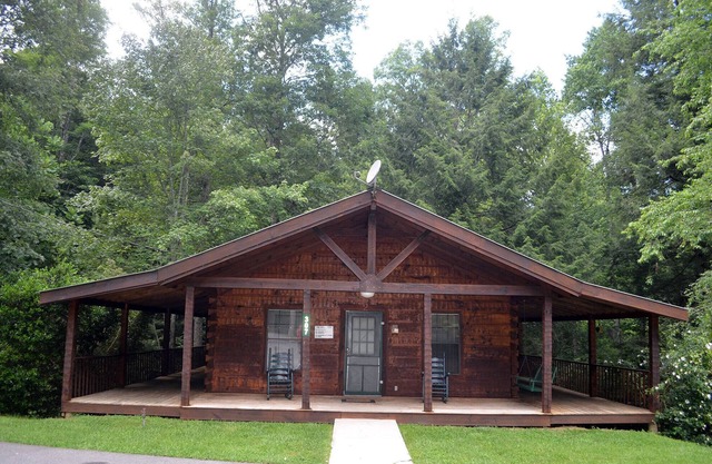 cozy cabin in the woods-
