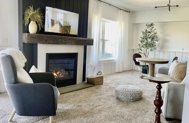 Cozy country basement studio apartment, with a large yard and woods.