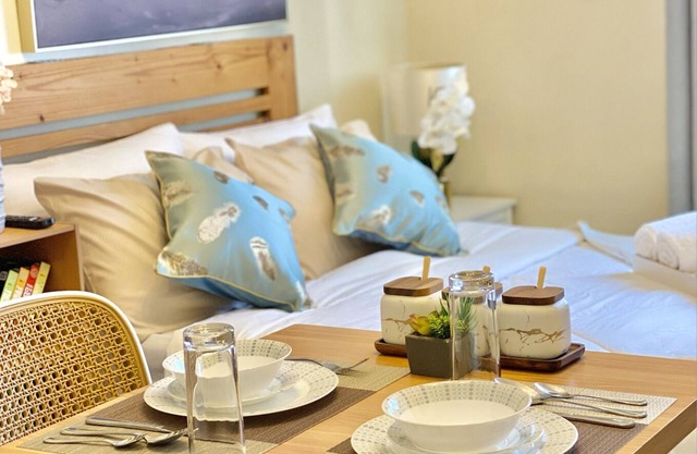 Cozy Studio in Metro Davao with W&D, Pool, & Gym