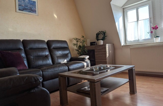 Cozy vacation apartment with balcony overlooking the garden