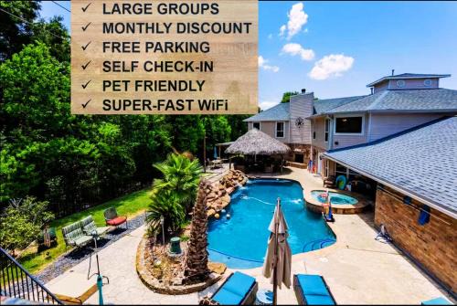 Crosby Backyard Oasis with Weekday Specials!