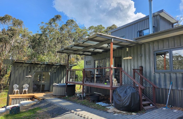 Delightful 3-4 BR 2Bath Container Home with views