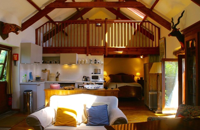 Delightful open plan barn conversion with piano in historic Dartmoor village