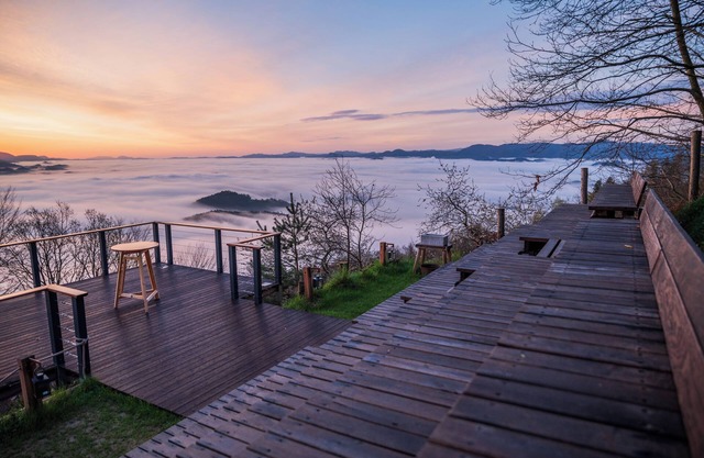 Deluxe room with Sauna and Zerobody dry-floating system surrounded by nature.