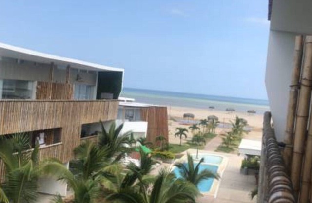 Departamento equipado con vista al mar