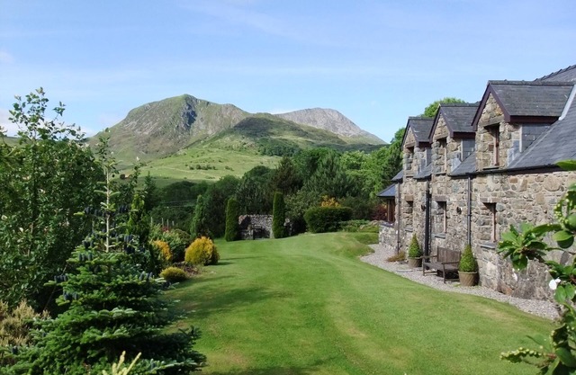 Detached authentic Welsh cottage with magnificent views and large mature garden