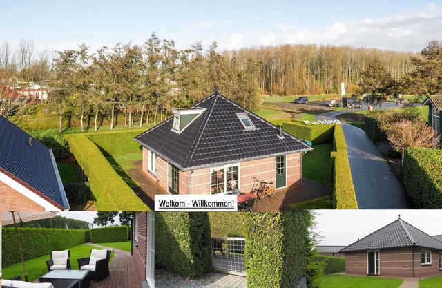 Detached house; garden fenced with conifers; lots of privacy; near the Wadden Islands