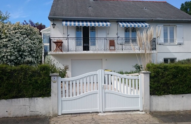 Detached house, very quiet, comfortable, close to the Loire castles